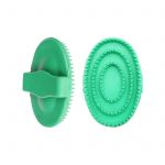 Rubber Curry Comb (Small - ideal for children) Green No.7168)